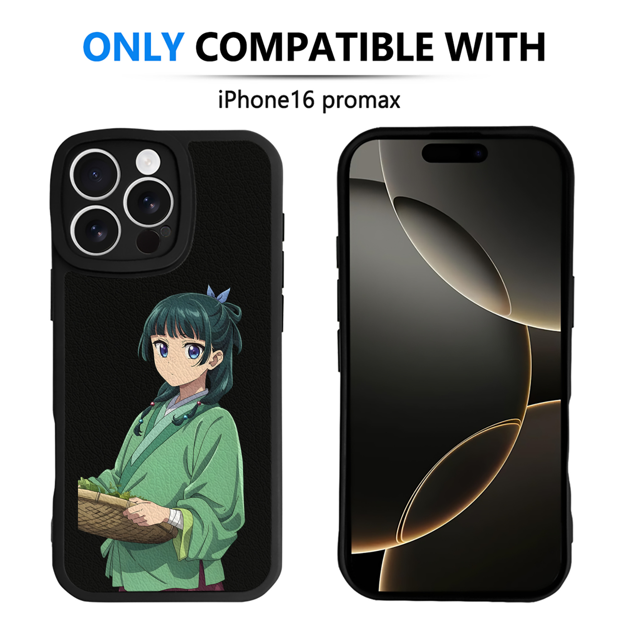 薬屋のひとりごと The Apothecary Diaries 【iPhone 16シリーズ対応】シリコンスマホケース（レザー調） 材質：シリコン
